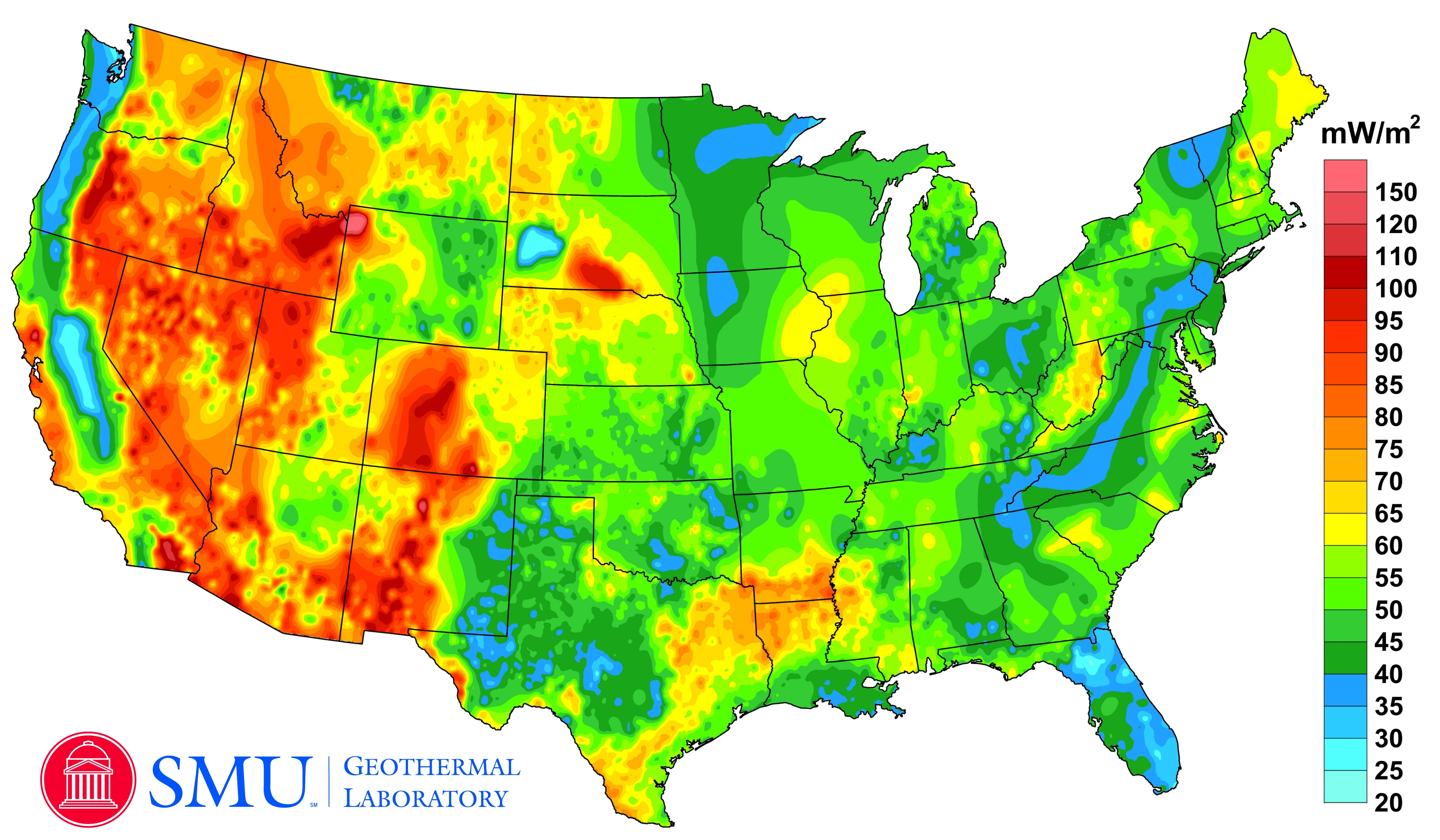 Geothermal Current Maps Dedman College SMU